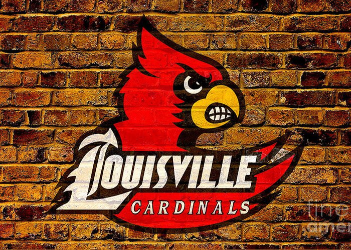 University of Louisville Cardinals Greeting Card by Steven Parker