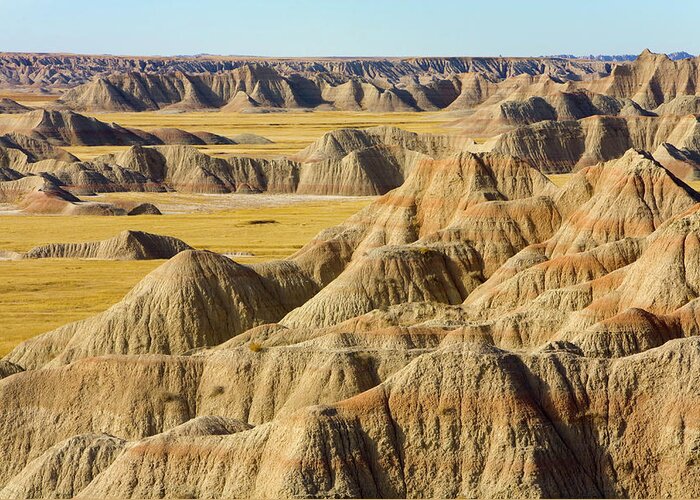Scenics Greeting Card featuring the photograph Usa, South Dakota, Badlands Np, Eroded by Eastcott Momatiuk