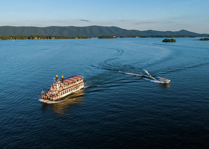 Lake Greeting Card featuring the photograph Va Dare Cruise by Star City SkyCams