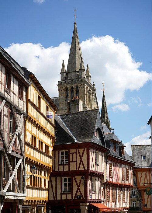 Vannes Greeting Card featuring the photograph Vannes 1 by Andrew Fare
