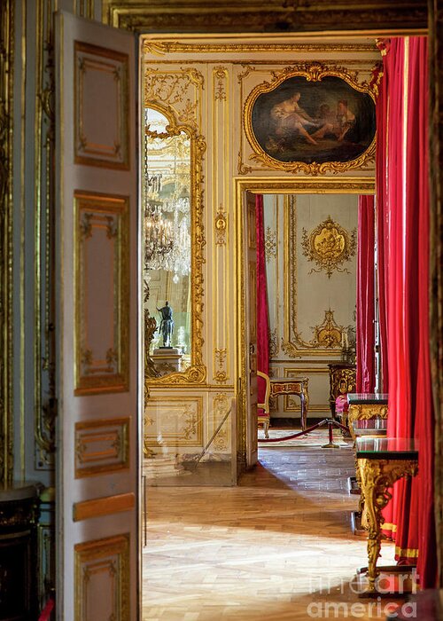 Paris Greeting Card featuring the photograph Versailles Doorway by Brian Jannsen