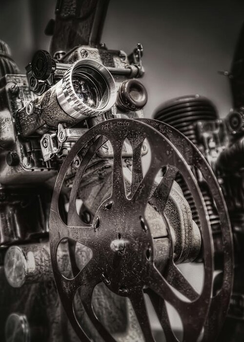 Projector Greeting Card featuring the photograph Vintage 16mm by Scott Norris