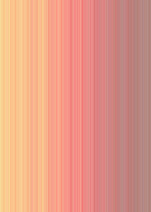 Stripes Greeting Card featuring the digital art Sunrise Stripes in Pink Yellow by Itsonlythemoon