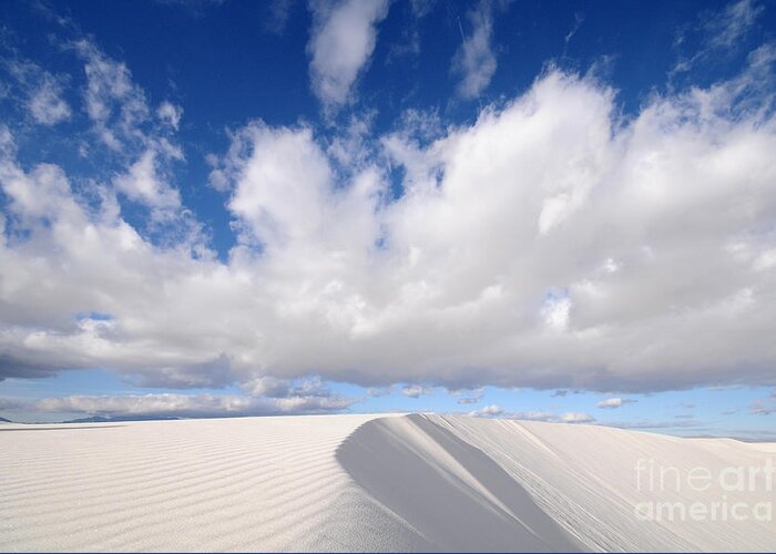 Usa Greeting Card featuring the photograph White Sands National Monument In New by Kojihirano