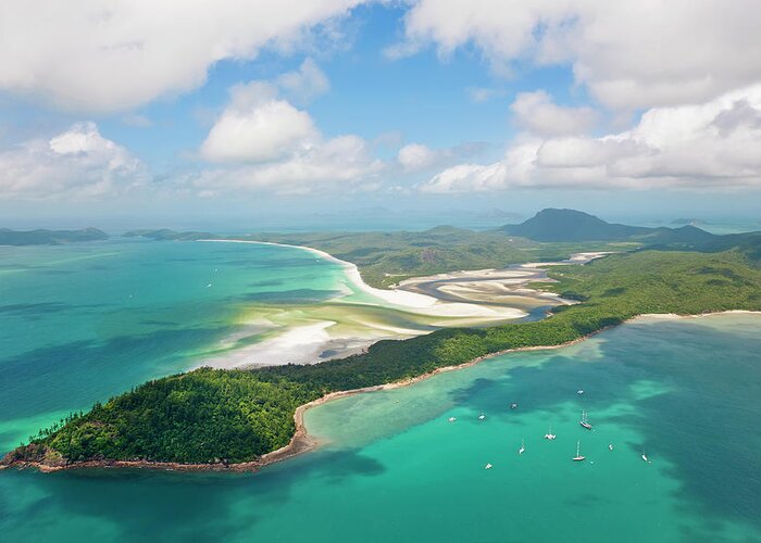 Tranquility Greeting Card featuring the photograph Whitsunday Islands, Queensland by Peter Adams