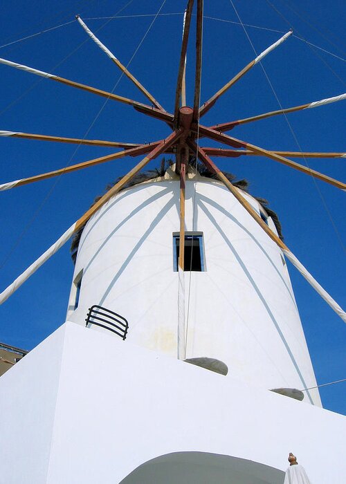 Windmill Greeting Card featuring the photograph Windmill by Keiko Richter