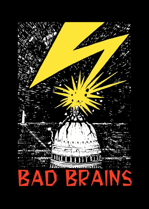 Bad Brains #1 Greeting Card by Wild Earth