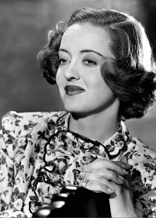 Bette Davis Greeting Card featuring the photograph BETTE DAVIS in OLD ACQUAINTANCE -1943-, directed by VINCENT SHERMAN. #1 by Album