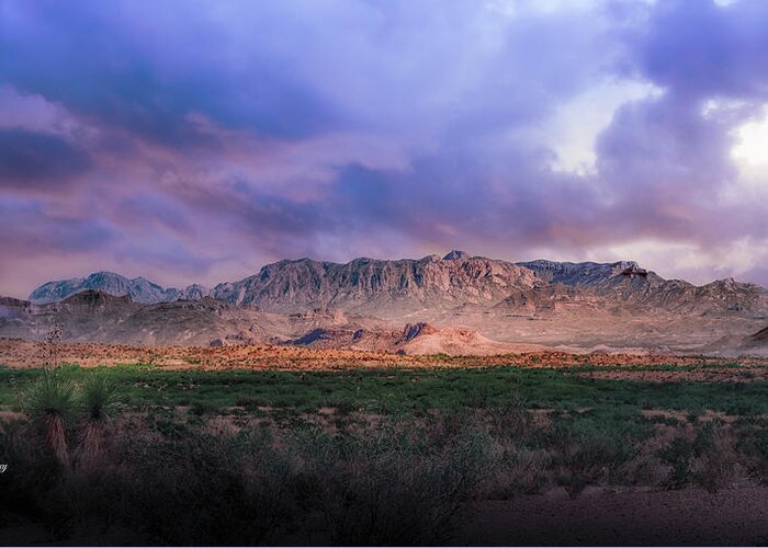 Sunset Greeting Card featuring the photograph Big Bend National Park #1 by G Lamar Yancy