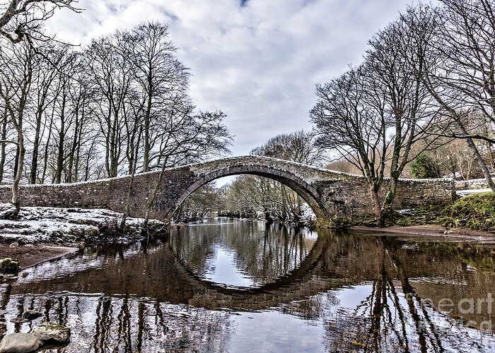 Uk Greeting Card featuring the photograph Ivelet Bridge, Swaledale #1 by Tom Holmes Photography