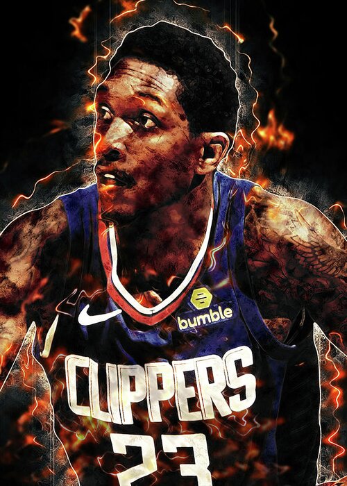 Lou Williams Louwilliams Louistyronewilliams Louis Tyrone Williams  Basketball Los Angeles Clippers P Greeting Card by Wrenn Huber