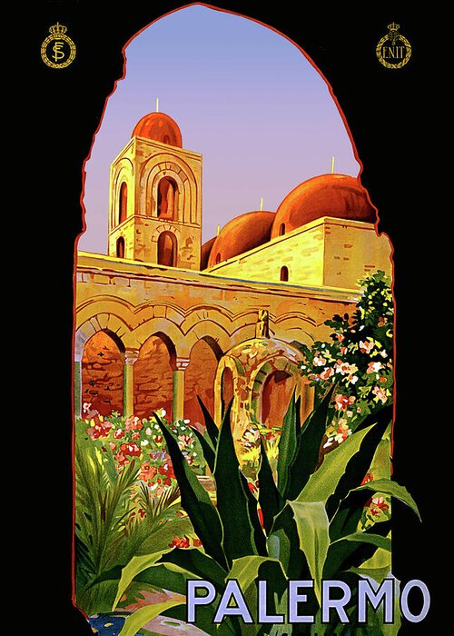 Palermo Greeting Card featuring the painting Palermo #1 by Long Shot