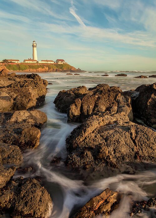 Nature Greeting Card featuring the photograph Point Pigeon Lighthouse #1 by Jonathan Nguyen