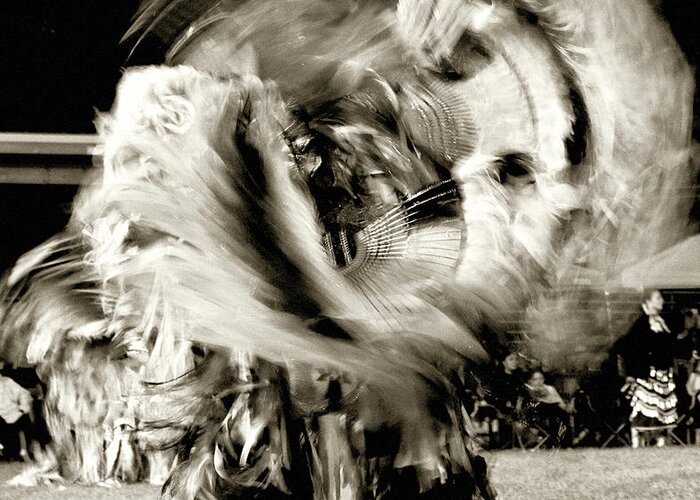 Fancy Dancer Greeting Card featuring the photograph Pow Wow Dancer by Cynthia Dickinson