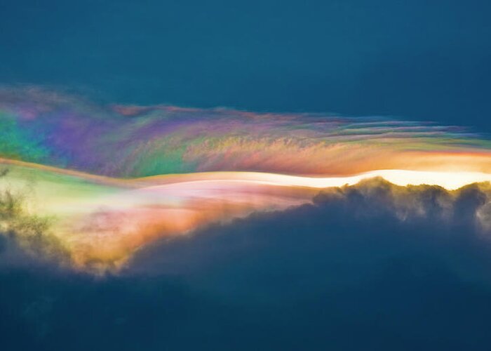 _books Greeting Card featuring the photograph Rainbow Clouds #1 by Tommy Farnsworth