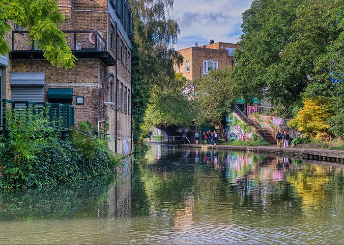 Wall Art Greeting Card featuring the photograph Regents Canal #2 by Raymond Hill