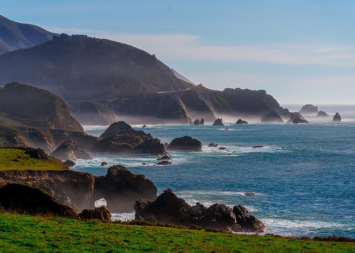 Rocky Point Greeting Card featuring the photograph Rocky Point #1 by Derek Dean