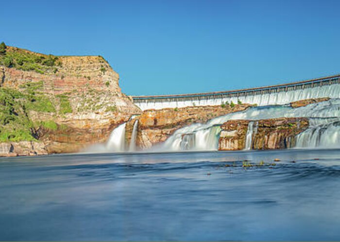Northwestern Energy Greeting Card featuring the photograph Ryan Dam #1 by Todd Klassy