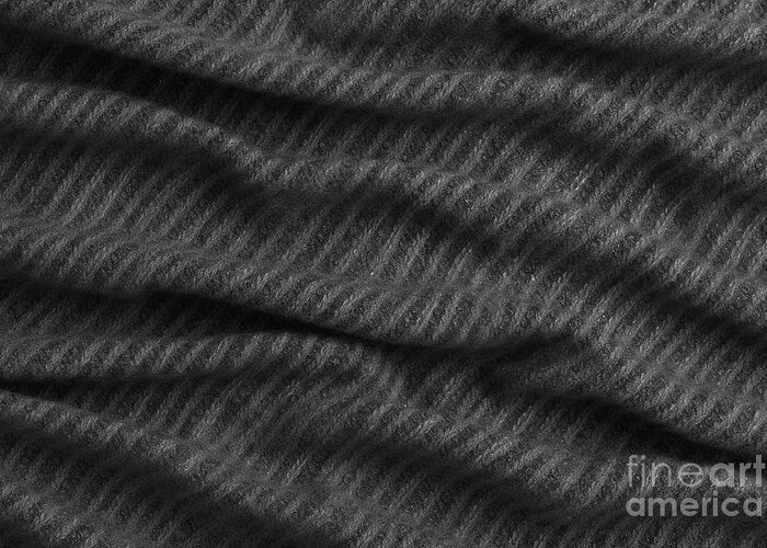 Seamless Greeting Card featuring the painting Seamless Mottled Dark Grey Wool Knit Fabric Background Texture Tileable Monochrome Greyscale Knitted Sweater Scarf Or Cozy Winter Socks Pattern Realistic Woolen Crochet Textile Craft 3d Rendering #1 by N Akkash