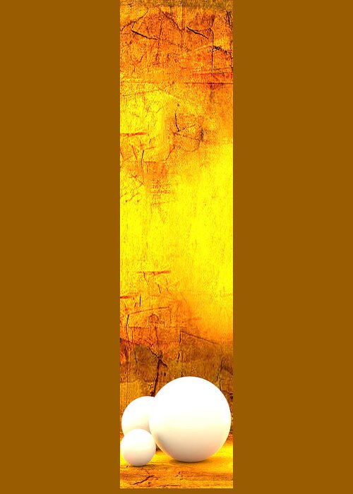 Trust_orange_extender Greeting Card featuring the digital art Trust_Orange_Extender #1 by Williem McWhorter