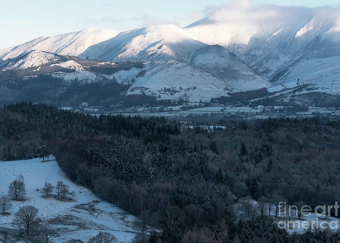 Photographer Greeting Card featuring the photograph Winter Mountains, Cumbria #2 by Perry Rodriguez