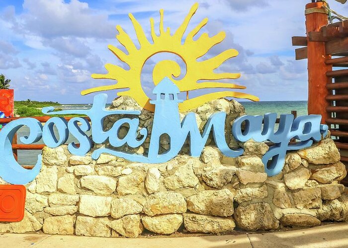 Costa Maya Mexico Greeting Card featuring the photograph Costa Maya Mexico by Paul James Bannerman