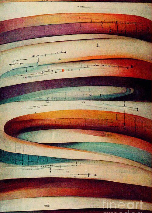 Music Greeting Card featuring the digital art Music everywhere #15 by Sabantha