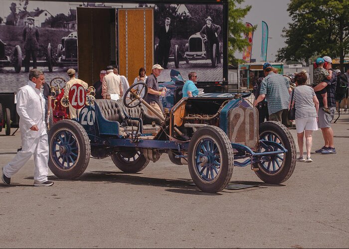 Svra Greeting Card featuring the photograph 1911 National Racer by Josh Williams