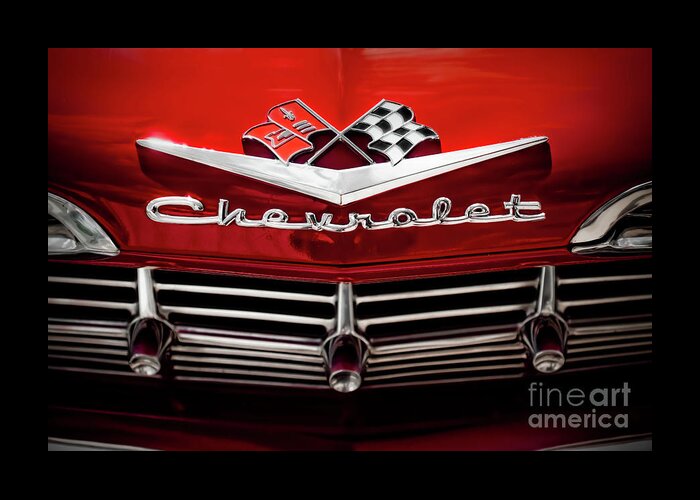 1959 El Camino Details Greeting Card featuring the photograph 1959 El Camino Details by Imagery by Charly