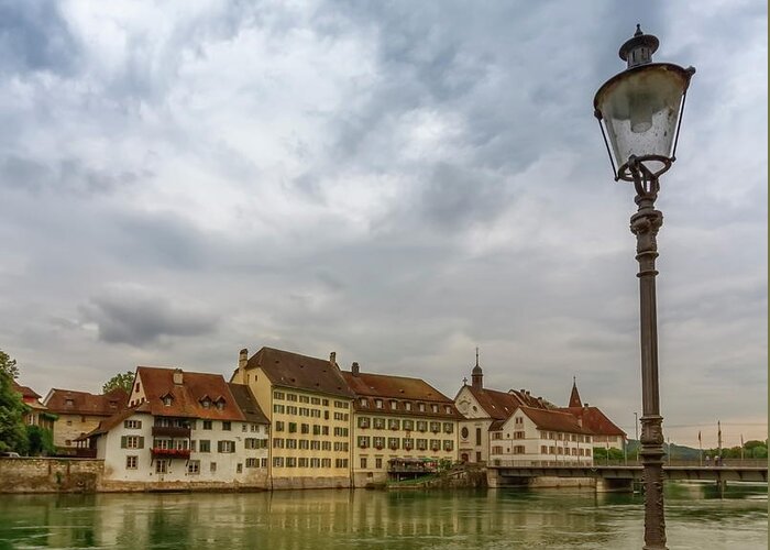 Solothurn Greeting Card featuring the photograph Altes spital, old hospital, Solothurn, Switzerland #2 by Elenarts - Elena Duvernay photo