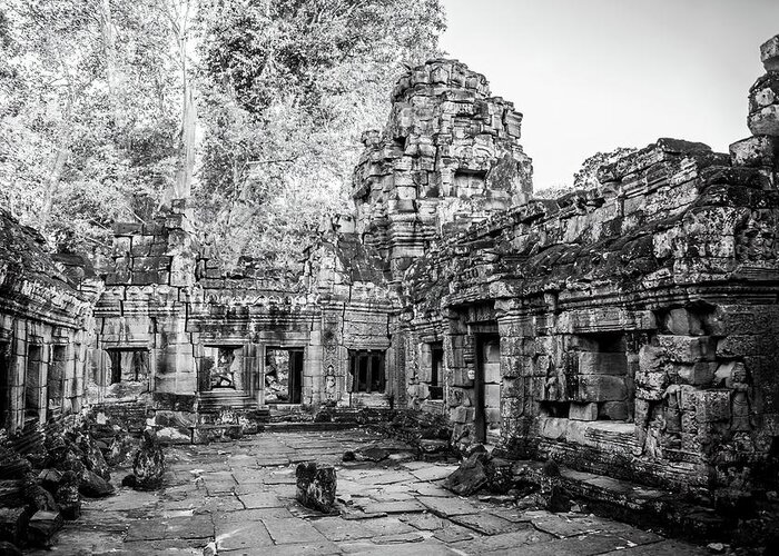 Angkor Greeting Card featuring the photograph Angkor wat. Cambodia #2 by Lie Yim