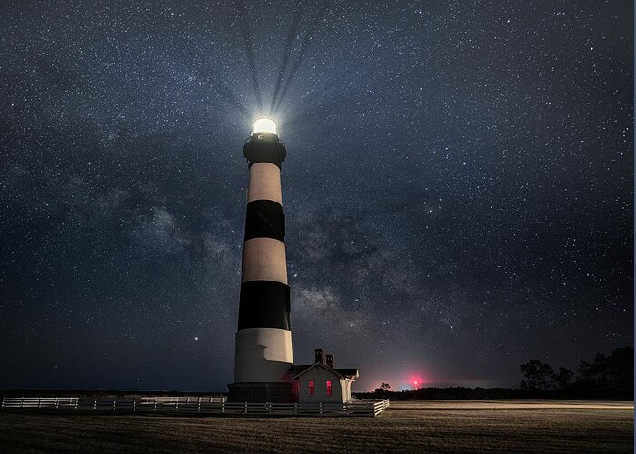North Carolina Greeting Card featuring the photograph Light Up The Sky #3 by Robert Fawcett