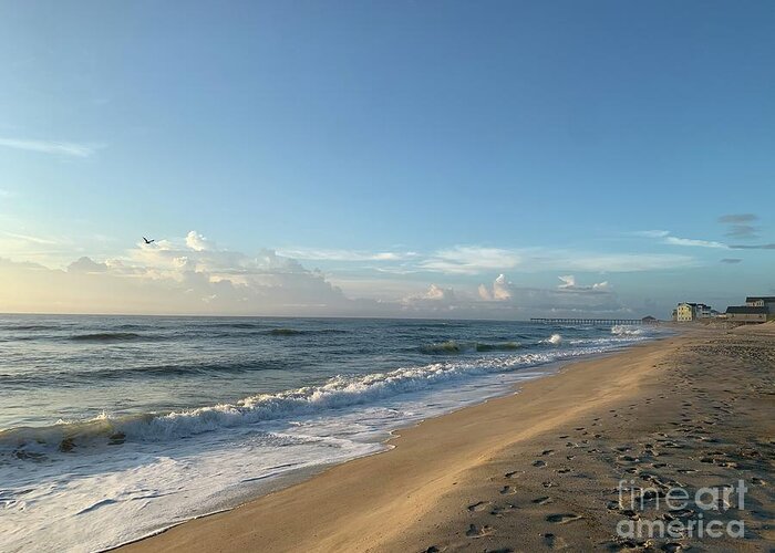  Greeting Card featuring the photograph OBX #2 by Annamaria Frost
