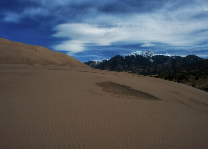  Greeting Card featuring the photograph Sand Dunes #2 by Doug Wittrock