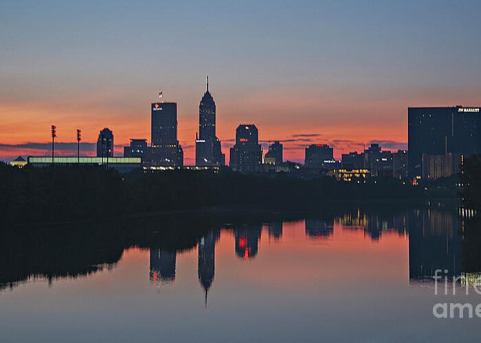 8288 Greeting Card featuring the photograph Indianapolis by FineArtRoyal Joshua Mimbs