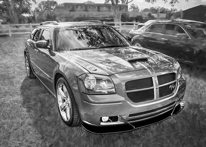 2006 Dodge Magnum Rt Greeting Card featuring the photograph 2006 Dodge Magnum RT X102 by Rich Franco