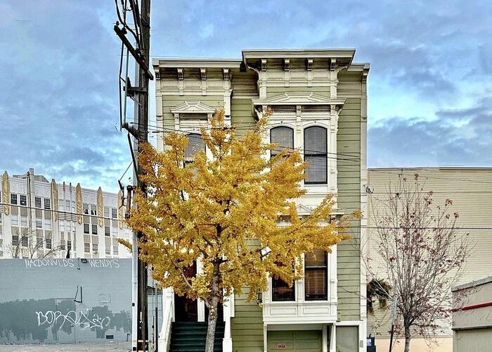  Greeting Card featuring the photograph 214 Duboce by Julie Gebhardt