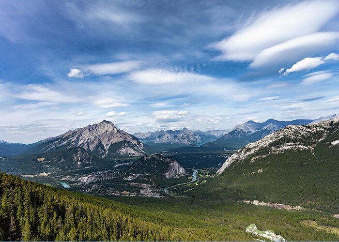 Canadian Rocky Mountains Greeting Card featuring the photograph Canadian Rockies - Revelstoke to Banff on Transcanada Highway. #22 by Tommy Farnsworth