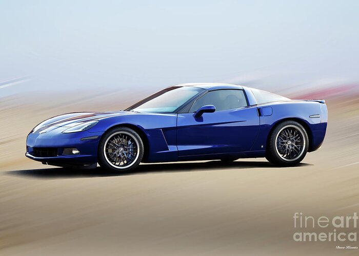 Chevrolet C5 Corvette Coupe Greeting Card featuring the photograph Chevrolet C5 Corvette Convertible #3 by Dave Koontz