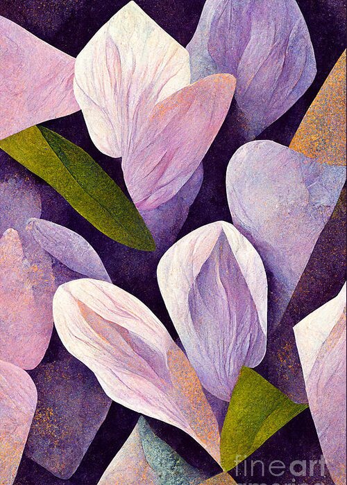 Lilac Greeting Card featuring the digital art Lilac #3 by Sabantha