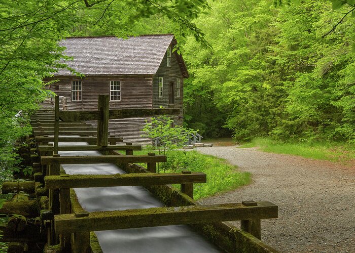 Mingus Mill Greeting Card featuring the photograph Spring at Mingus Mill by Doug McPherson