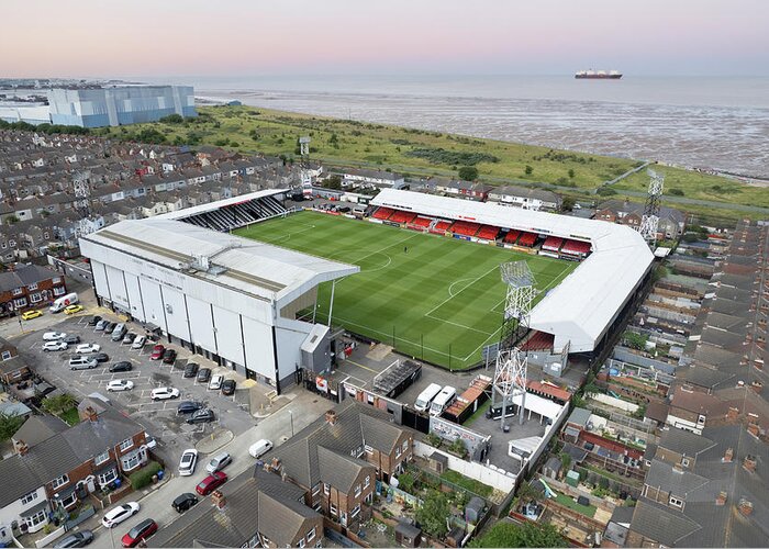 Blundell Park Greeting Card featuring the photograph Blundell Park #4 by Airpower Art