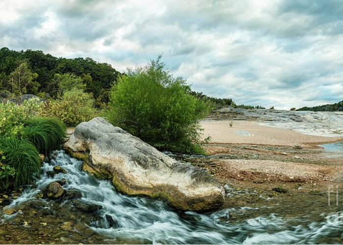 Johnson City Greeting Card featuring the photograph Pedernales Falls #4 by Raul Rodriguez