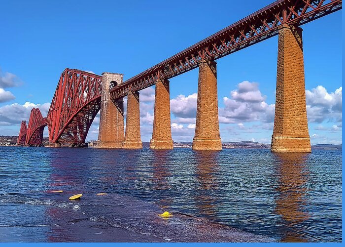 Rail Greeting Card featuring the photograph The Forth Bridge #4 by Kuni Photography
