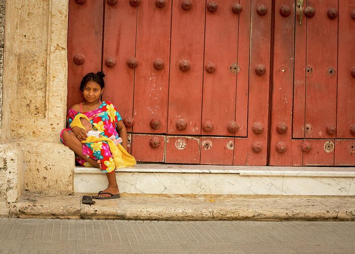 Cartagena Greeting Card featuring the photograph Cartagena Bolivar Colombia #5 by Tristan Quevilly