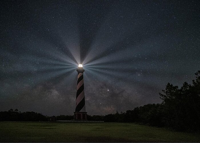 North Carolina Greeting Card featuring the photograph See The Light #5 by Robert Fawcett