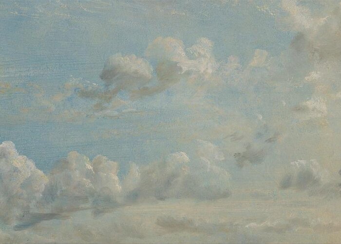 Study Greeting Card featuring the painting Cloud Study #28 by John Constable
