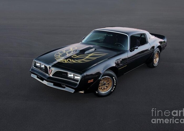 78 Greeting Card featuring the photograph 78 Pontiac Trans Am by Action