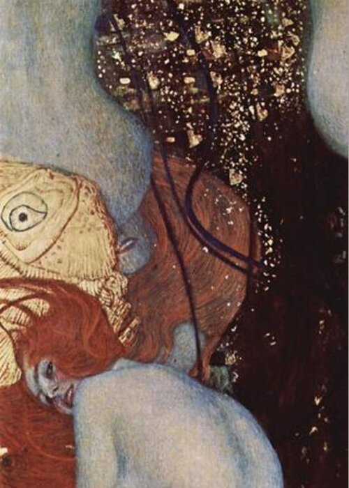 Goldfish Greeting Card featuring the painting Goldfish #7 by Gustav Klimt