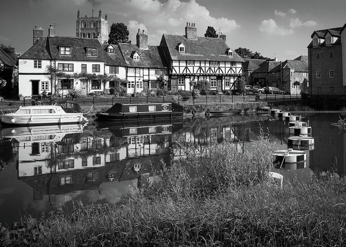 Britain Greeting Card featuring the photograph Picturesque Gloucestershire - Tewkesbury #9 by Seeables Visual Arts